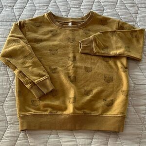 Rylee + Cru coyote sweatshirt- gold
